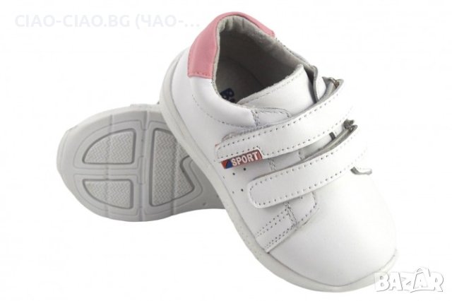 №19-24, Бебешки обувки за прохождане от Естествена кожа за момиче BUBBLE KIDS, снимка 2 - Бебешки обувки - 42606687