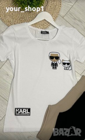 Дамска тениска Karl Lagerfeld , снимка 1 - Тениски - 41901987