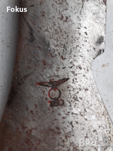 Голям масивен топор Adler брадва секира, снимка 2 - Антикварни и старинни предмети - 53498760