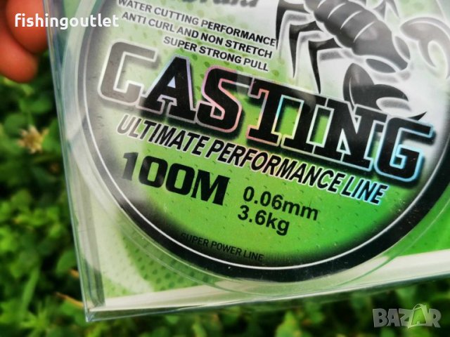 Лайт спининг комплект - въдица, макара и плетено влакно 0.06мм, снимка 12 - Такъми - 42015822