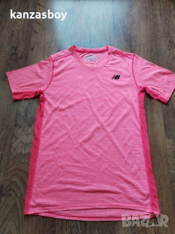 New Balance Striped Sonic Tee - страхотна мъжка тениска С, снимка 5 - Тениски - 53803226