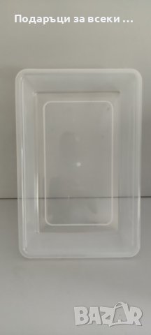 Пластмасова тава магазин ПРОЗРАЧНА/Пластмасово корито/Пластмасова вана, снимка 5 - Аксесоари за кухня - 42340886