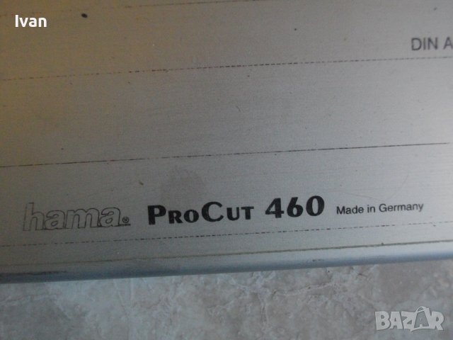 HAMA 8265-Made in GERMANY-Нова Резачка/Гилотина За Хартия-Ролков Нож-Висок Клас-Алуминиева-460 мм., снимка 3 - Други инструменти - 39229021