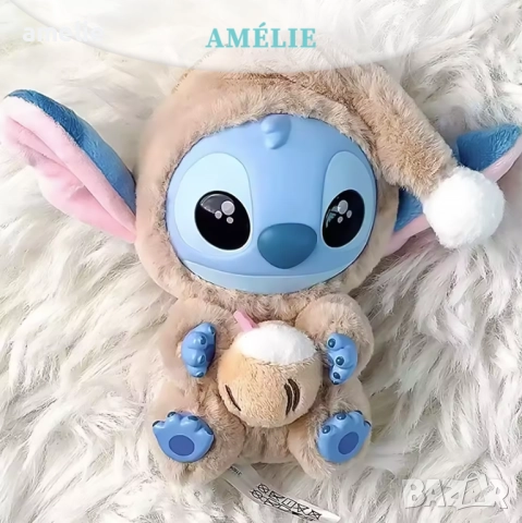 Stitch Labubu Възможност за избор на визия! Eat Something Before Sleep,Стич Лабубу аксесоар за чанта, снимка 3 - Други - 51780558