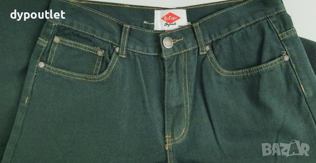 Lee Cooper - Мъжки дънков панталон Casual Chino, цвят масленозелен, размер - 32W / "32 и 34W/"32 .  , снимка 4 - Дънки - 39707951