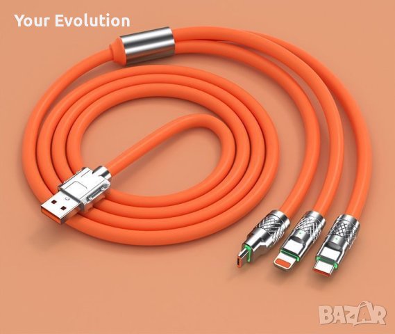 Универсални кабели за зареждане на телефон за Айфон и др..., снимка 2 - USB кабели - 42229652