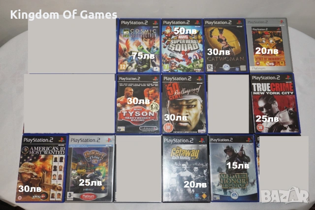 Игри за PS2 Marvel Super Hero Squad/Catwoman/Ben 10 Cosmic Destruction/Mike Tyso