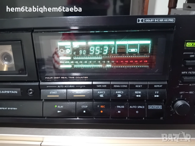 Onkyo TA 2570 - топ модел - един от малкото им триглави декове с IR дистанционо управление., снимка 4 - Декове - 52678873