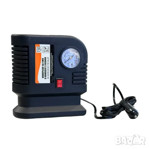 Комплект компресор за гуми с уплътнител 12V, снимка 4 - Аксесоари и консумативи - 55863689