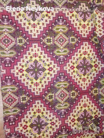 Вълнен машинно тъкан , снимка 6 - Антикварни и старинни предмети - 49435750