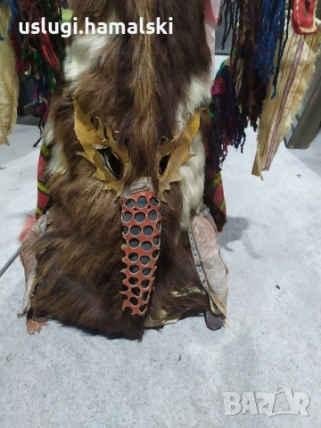 Автентична кукерска маска, снимка 2 - Антикварни и старинни предмети - 52640670