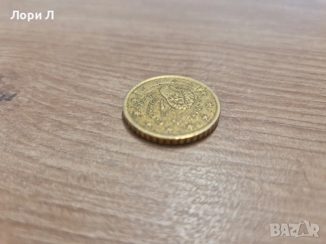 50 евро цента Испания 2000 година, снимка 3 - Нумизматика и бонистика - 53495748