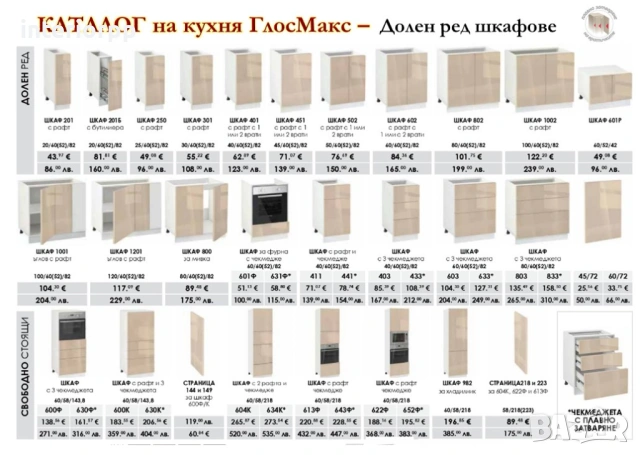 Кухня Глосмакс 302х202см - ъглова. Безплатен Проект за Вашата Кухня, снимка 5 - Кухни - 44339643