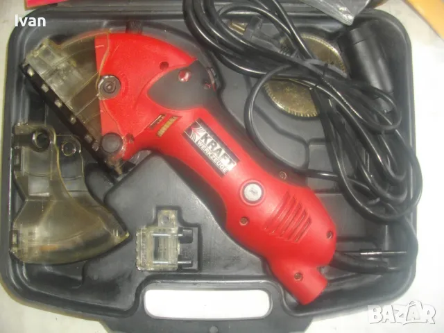 450W ф85мм НОВ НЕМСКИ ЕЛЕКТРИЧЕСКИ РОТОРАЙЗЕР МИНИ ЦИРКУЛЯР ЗА 1 РЪКА ПЪЛЕН КОМПЛЕКТ KRAFT WERKZEUGE, снимка 9 - Други инструменти - 49830122