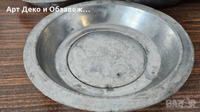 Стари бакърени чинии, снимка 3 - Чинии - 53227992