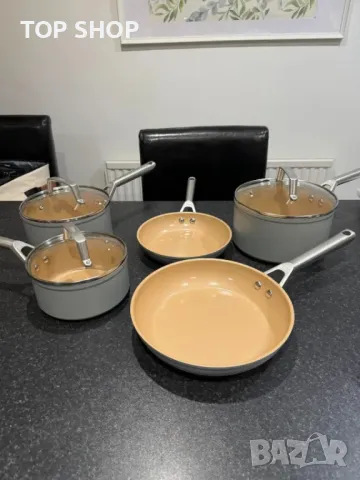 Ninja Комплект керамични съдове за готвене от 5 части, CW95000EUUKDB, снимка 6 - Съдове за готвене - 49551776