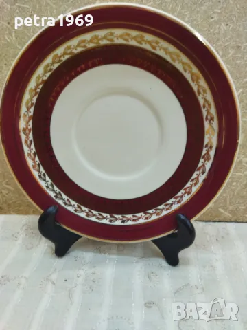 Троен порцеланов сет на MYOTT с купа с две дръжки, снимка 8 - Други ценни предмети - 49006429