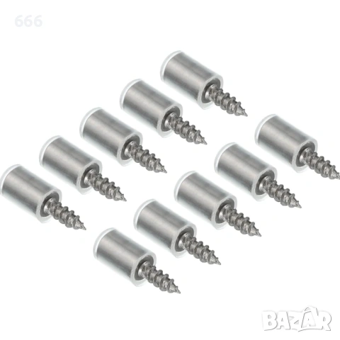 30 броя Щифтове за поддържане на рафтове 7,5 мм с прозрачен неплъзгащ се капак