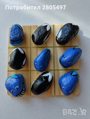 Морски шах от камъчета, снимка 5 - Декорация за дома - 51649435