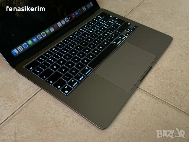 НОВ 13.6' CTO 2022 Apple MacBook Air M2 Space Grey 16GB RAM/1TB SSD/Бат 16ч, снимка 6 - Лаптопи за работа - 53324393
