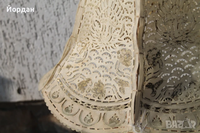 Китайска порцеланова лампа, снимка 2 - Антикварни и старинни предмети - 50798571