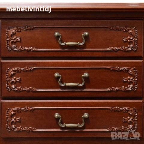 Винтидж нощно шкафче, снимка 3 - Скринове - 53557368