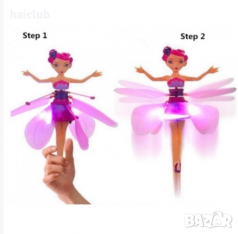 Летяща кукла фея/Flying fairy/Летяща кукла, снимка 4 - Електрически играчки - 36037722