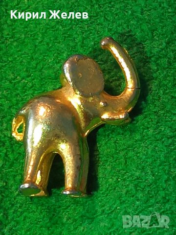 ПОЗЛАТЕНО ОЛОВНО СЛОНЧЕ МИНИ ФИГУРКА МЕТАЛНА СТАТУЕТКА 22717, снимка 2 - Колекции - 34507811