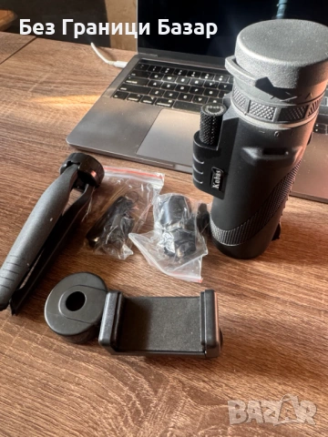 Нов Монокъл телескоп 40x60 с трипод за лов, туризъм и снимки с телефон, снимка 4 - Друга електроника - 53095119