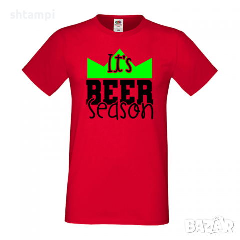 Мъжка тениска It's Beer Season 2,Бира,Бирфест,Beerfest,Подарък,Изненада,Рожден Ден, снимка 3 - Тениски - 36378343