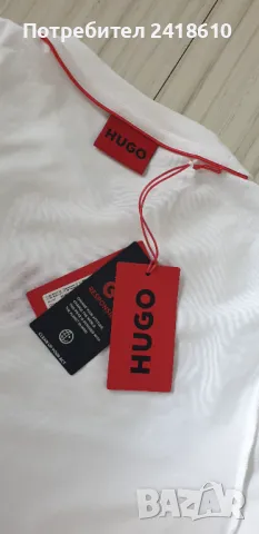 Hugo Boss HUGO Diragolino212 Cotton Mens Size M НОВО! ОРИГИНАЛНА Мъжка Тениска!, снимка 13 - Тениски - 49512971