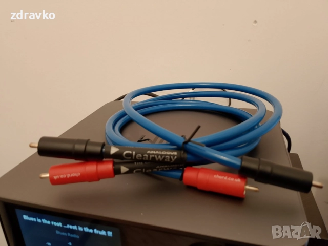 CHORD Clearway 2RCA to 2RCA  1м., снимка 3 - Друга електроника - 52625193
