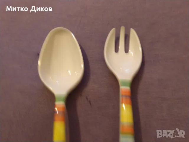 Комплект бамбукови прибори за хранене или сервиране-за закачане има 25 и 24см, снимка 4 - Прибори за хранене, готвене и сервиране - 49171980