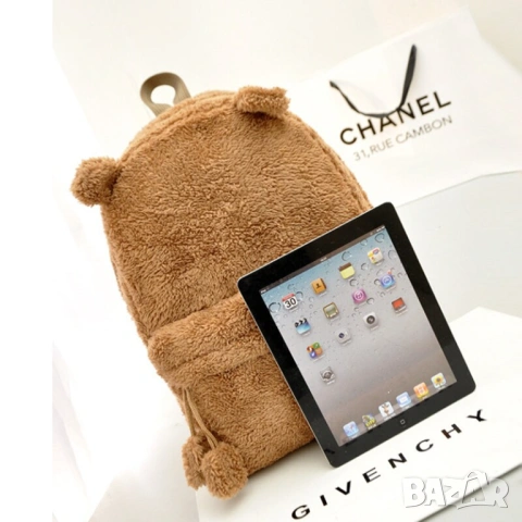 Teddy Backpack - плюшена раница - момичешка, ученическа, детска