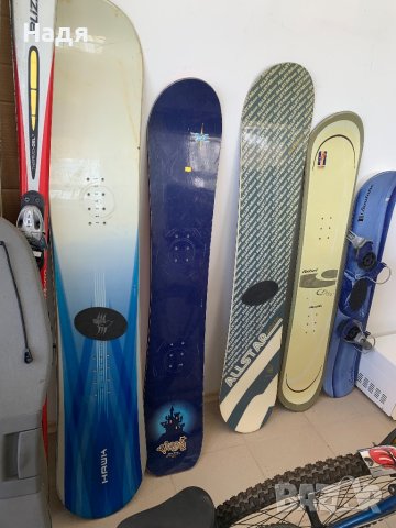 Сноубордове:,  Rebel -133 см,Nidecker-135 см