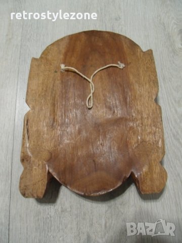 № 5653 старо дървено пано   - размер 29 / 20 см , снимка 3 - Други ценни предмети - 34338644