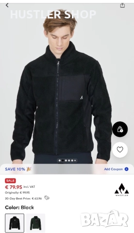 Мъжко WHISTLER FLEECE JACKET. Размер L, снимка 3 - Спортни дрехи, екипи - 52879603