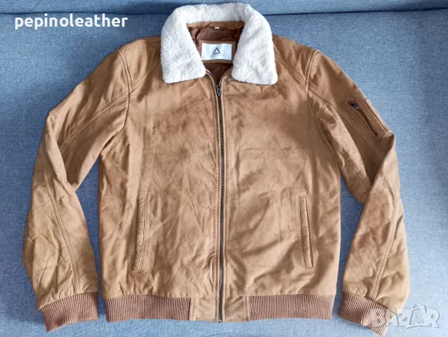 Пилотско Авиаторско кожено яке бомбър, тип МА-1, А-2, В-3, G-1, снимка 10 - Якета - 12536229