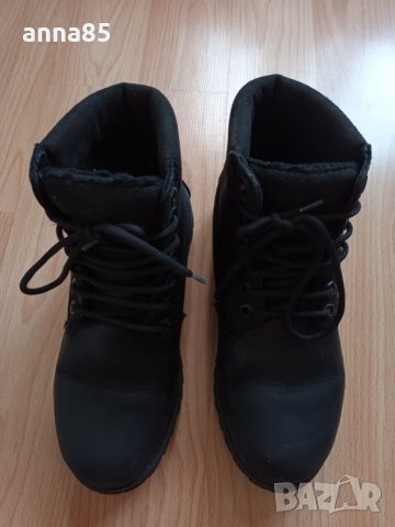 Черни равни обувки 36 номер , снимка 2 - Дамски боти - 39041344