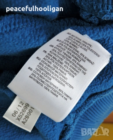Adidas Originals мъжки син суичър с качулка размер M/L като ново, снимка 13 - Суичъри - 53393093