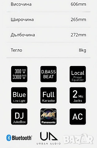 продавам: Panasonic SC-UA30, снимка 5 - Аудиосистеми - 53532927