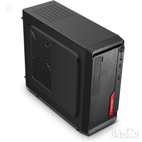 Кутия Segotep Mini Black-Red, mATX/MINI-ITX, 1 x USB3.0, 350W , снимка 3 - Захранвания и кутии - 42558745