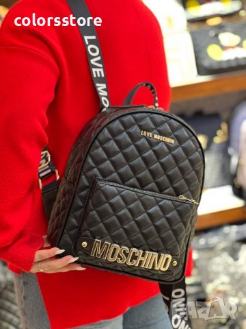 Черна раница  Love Moschino код SG202, снимка 2 - Раници - 31817714
