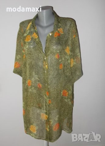 4XL Нова ефирна риза с дефект , снимка 1