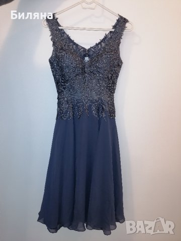 Нова бална рокля в син цвят, снимка 2 - Рокли - 40548050