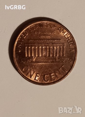 1 цент САЩ 2002 Америка 1 цент 2002 Линкълн, снимка 2 - Нумизматика и бонистика - 44467162