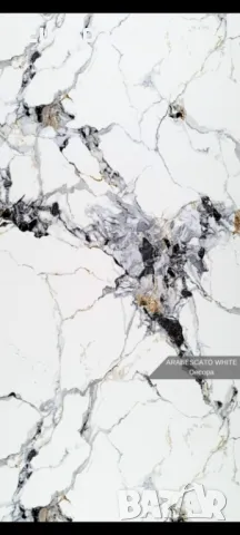 Декоративен стенен панел - Arabescato White - 280 х 122 х 0.3 см