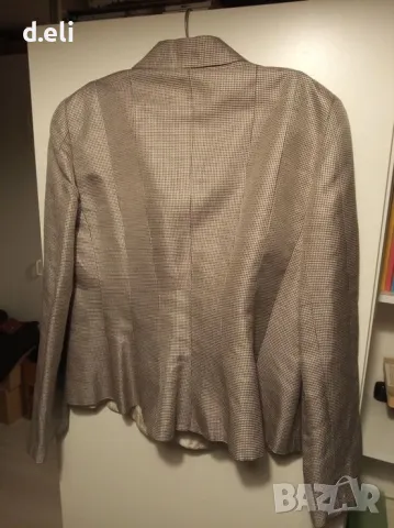 ARMANI Original Size L 100% Коприна  Уникална дреха, снимка 3 - Сака - 48655153