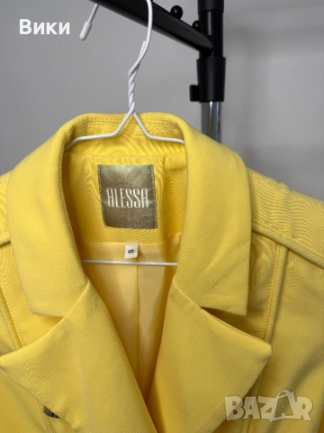 Алеса Alessa жълто сако размер S, снимка 4 - Сака - 52114242