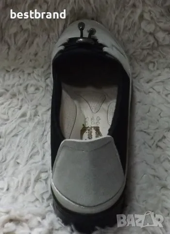 Дамски обувки от естествена кожа, в комбинация с неопрен, код 78/60 , снимка 9 - Дамски ежедневни обувки - 49123532